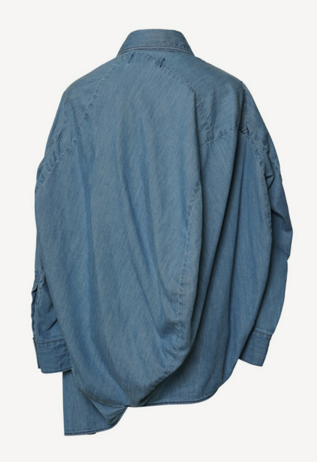 ANREALAGE BALL LIGHT DENIM SHIRT