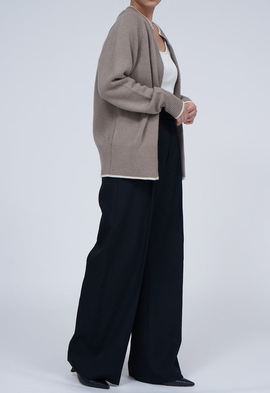 ANNUAL MOSS STITCH CARDIGAN