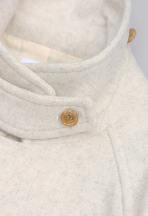 Nicolas Jenson LAMS WOOL MELTON RAGLAN CAR COAT