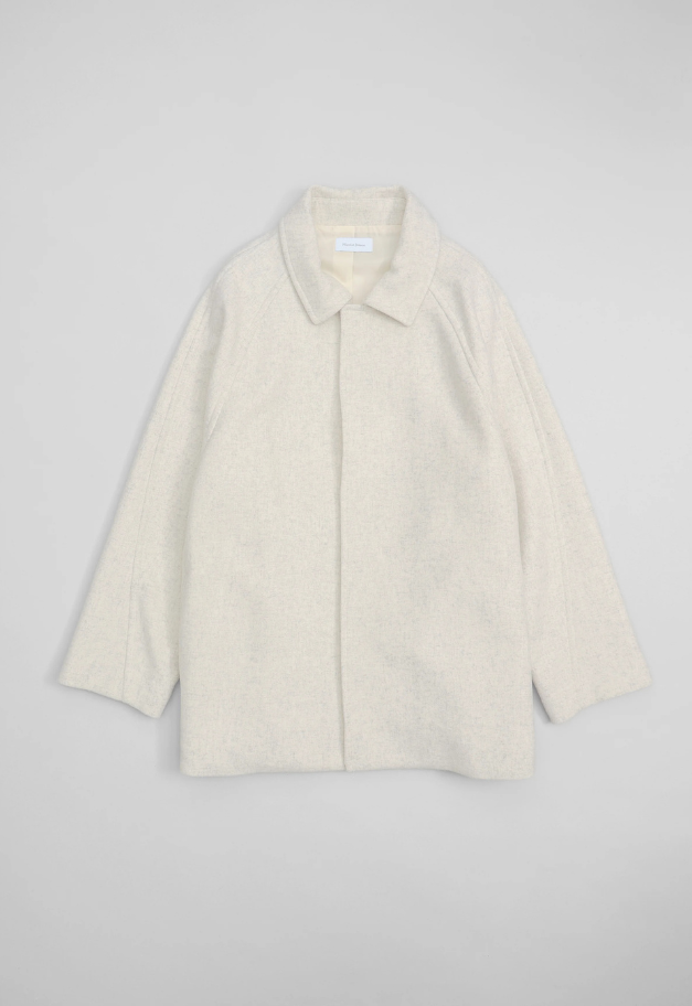 Nicolas Jenson LAMS WOOL MELTON RAGLAN CAR COAT