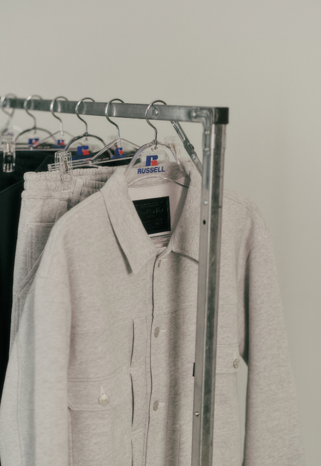 BerBerJin RUSSEL×BerBerJin Pro Cotton Loopback Terry Sweat Trucker Jacket