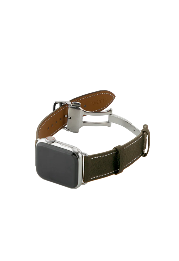 ◆[バイバック保証] DEMIU Apple Watchレザーバンド（42/45/46/49mm対応）