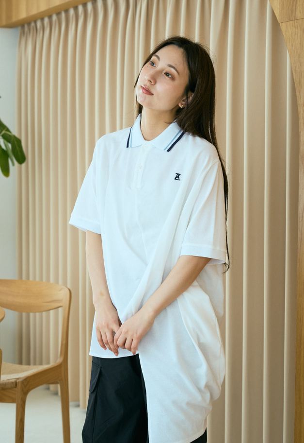 ANREALAGE BALL EMBROIDERY POLO SHIRT【UNISEX】
