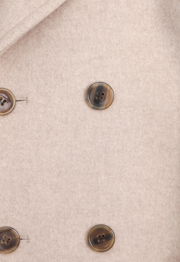 Nicolas Jenson LAMBS WOOL MELTON BIG COLLAR W COAT