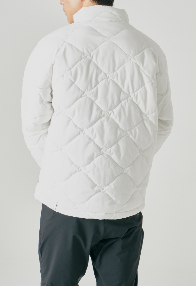 ◆[バイバック保証] &MOSS 2WAY MATTE STRETCH QUILTED JACKET
