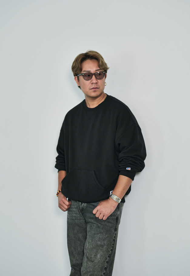 BerBerJin RUSSEL×BerBerJin Nu Blend™ Double Face CN Sweat