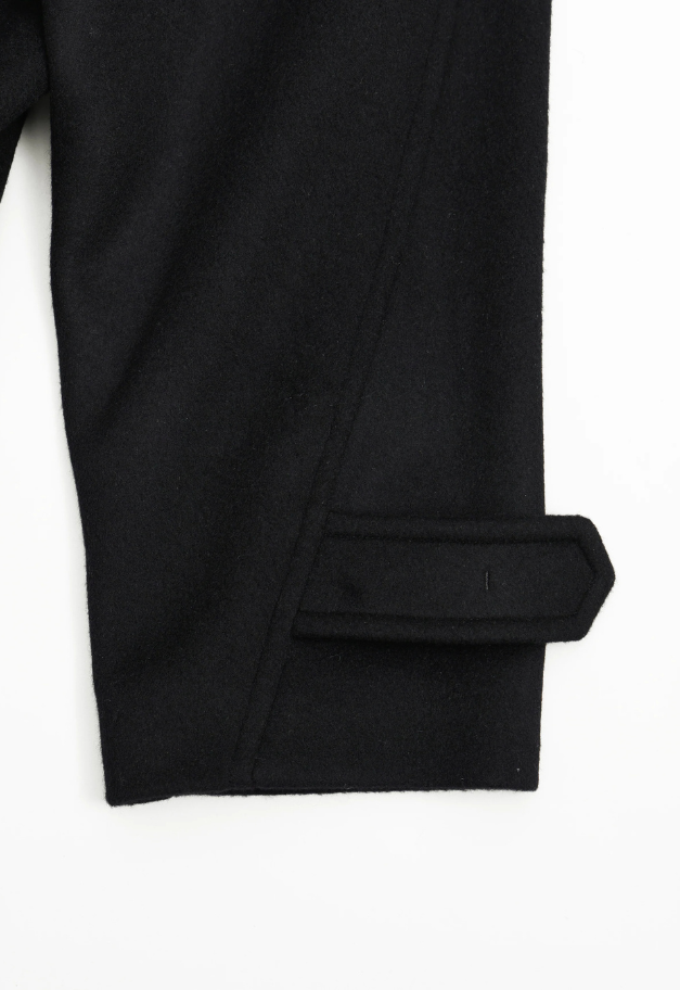 Nicolas Jenson LAMBS WOOL MELTON BAL COLLAR COAT