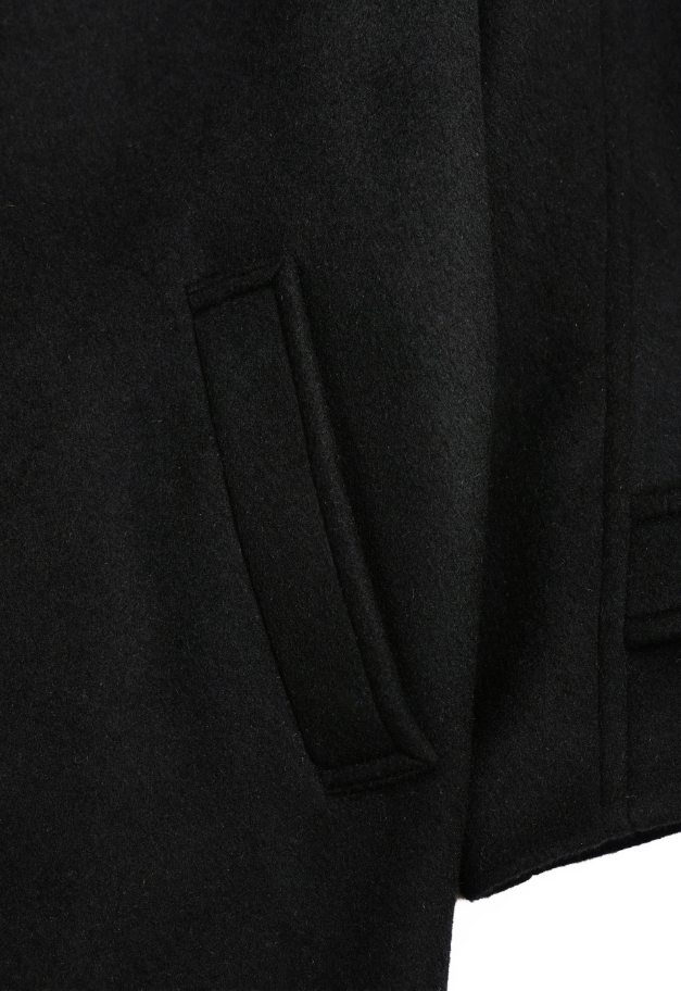 Nicolas Jenson LAMBS WOOL MELTON BAL COLLAR COAT