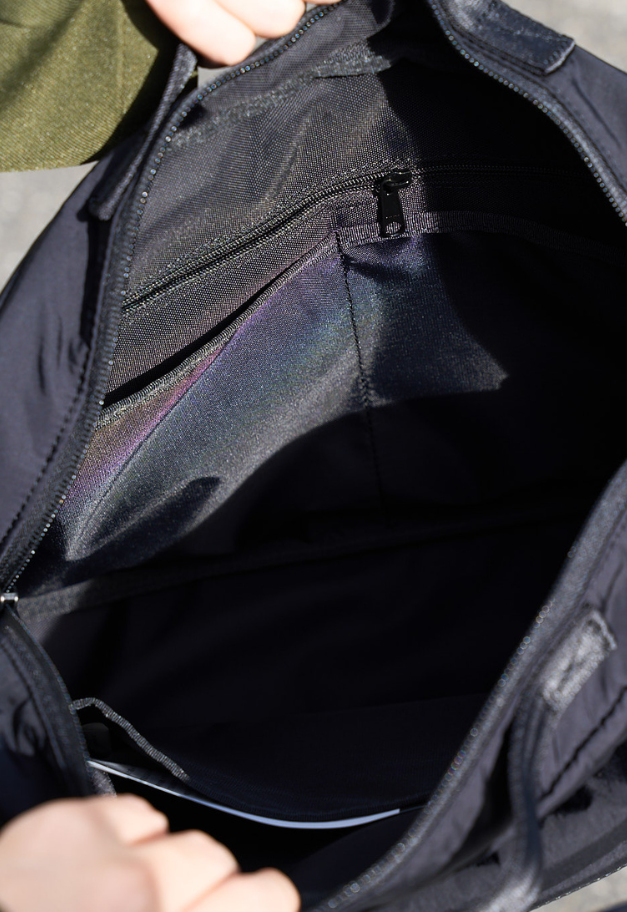 PORTER CLASSIC SHEEN NYLON NEWTON MINI BUSINESS SHOULDER BAG