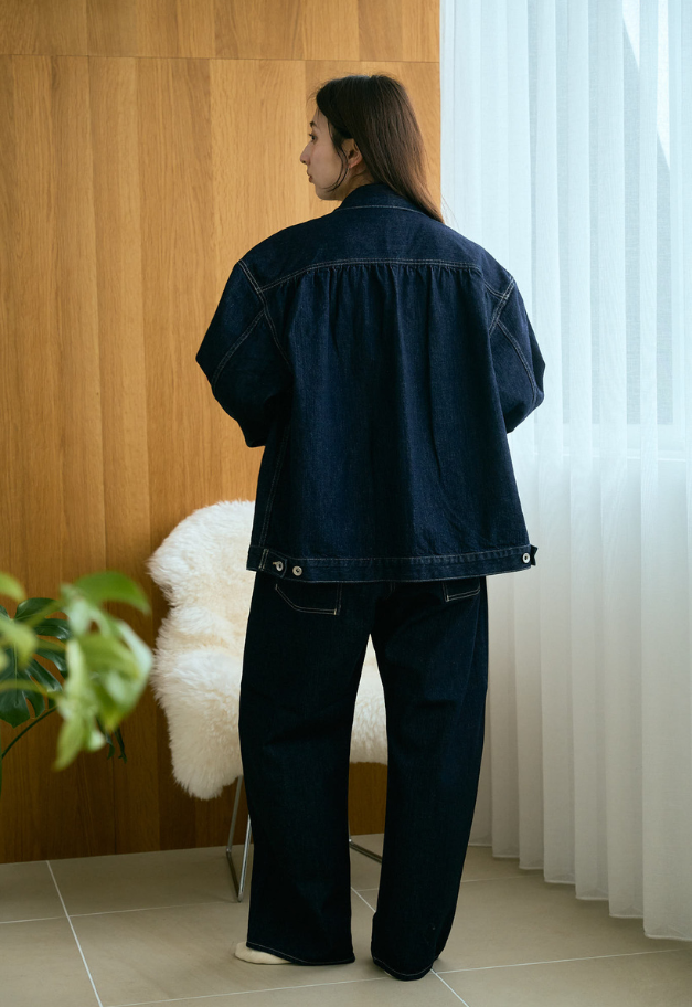 PORTER CLASSIC STEINBECK DENIM PANTS【DARK NAVY/UNISEX 残各1点】