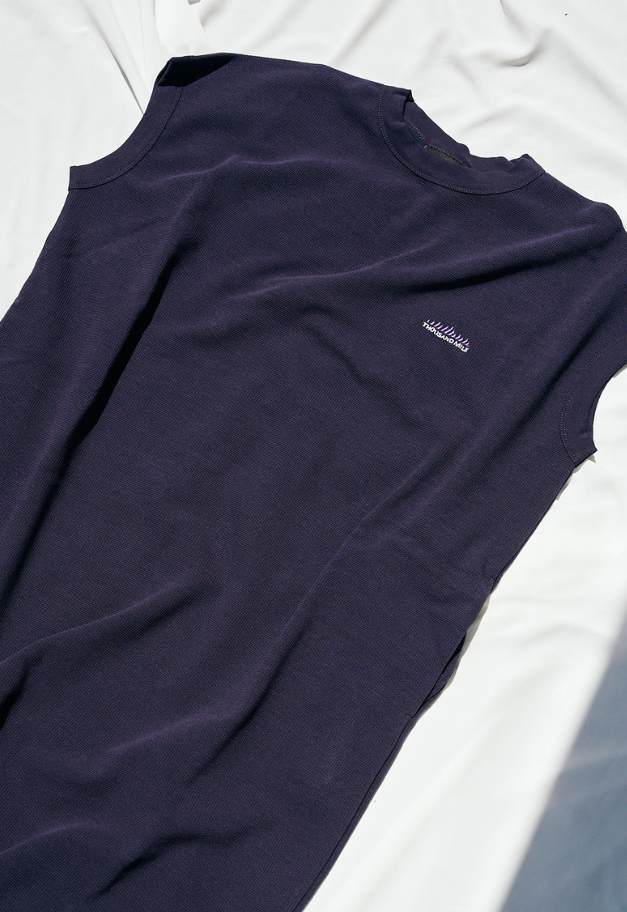 THOUSANDMILE [L's]FRENCH SLEEVE OP TECH WAFFLE OP