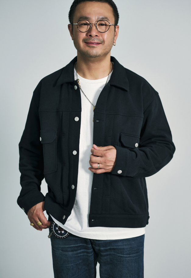 BerBerJin RUSSEL×BerBerJin Pro Cotton Loopback Terry Sweat Trucker Jacket
