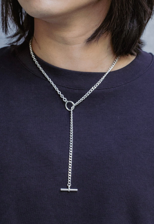 Scat "Chain" lariat necklace