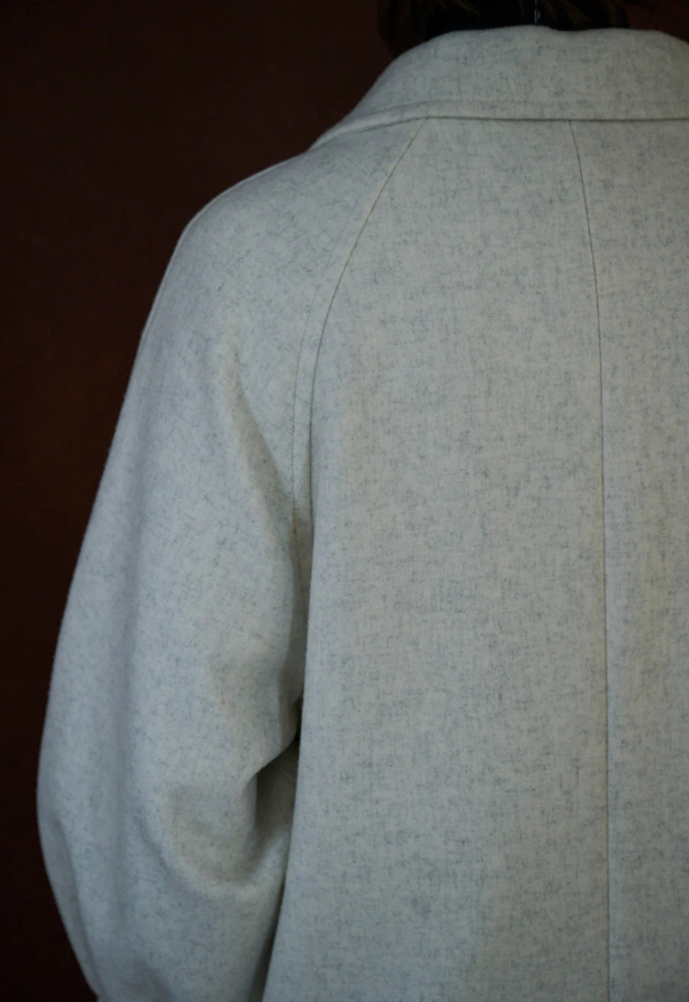 Nicolas Jenson LAMBS WOOL MELTON BAL COLLAR COAT