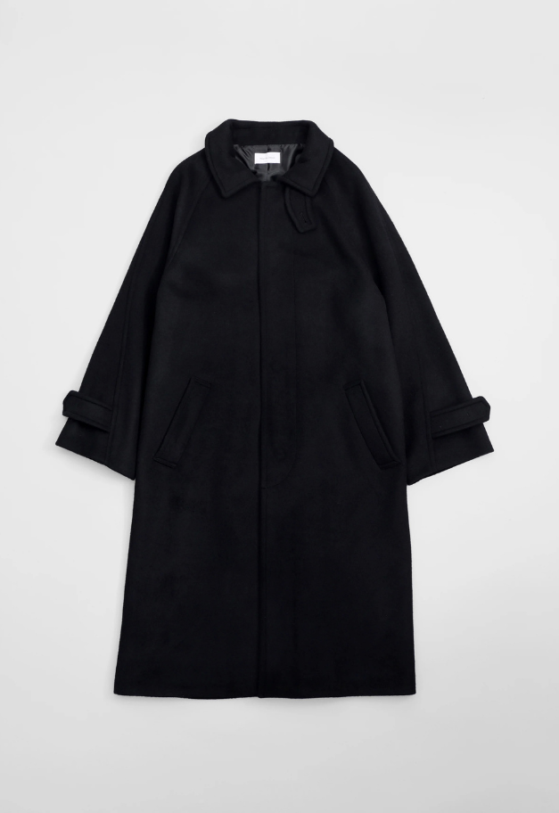Nicolas Jenson LAMBS WOOL MELTON BAL COLLAR COAT