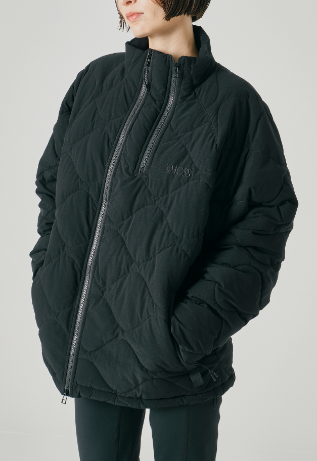 ◆[バイバック保証] &MOSS 2WAY MATTE STRETCH QUILTED JACKET
