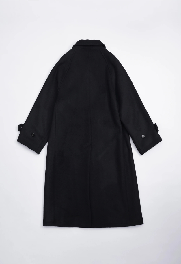 Nicolas Jenson LAMBS WOOL MELTON BAL COLLAR COAT