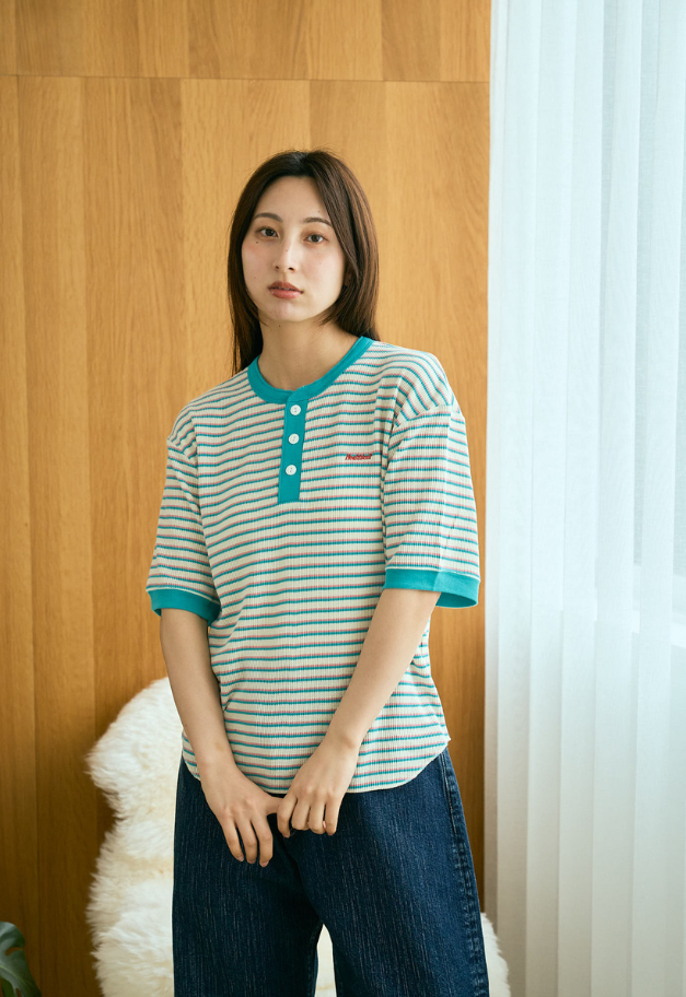 Healthknit Multi Waffle Henlyneck