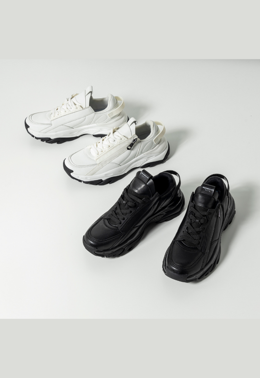 1PIU1UGUALE3 RELAX ALLOVER LOGO DAD SNEAKERS【予約商品】