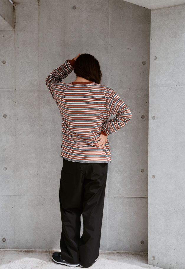 THOUSANDMILE LONG SLEEVE T BORDER