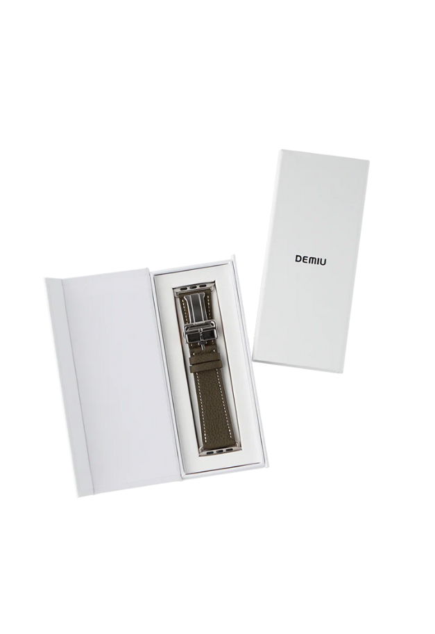 ◆[バイバック保証] DEMIU Apple Watchレザーバンド（42/45/46/49mm対応）