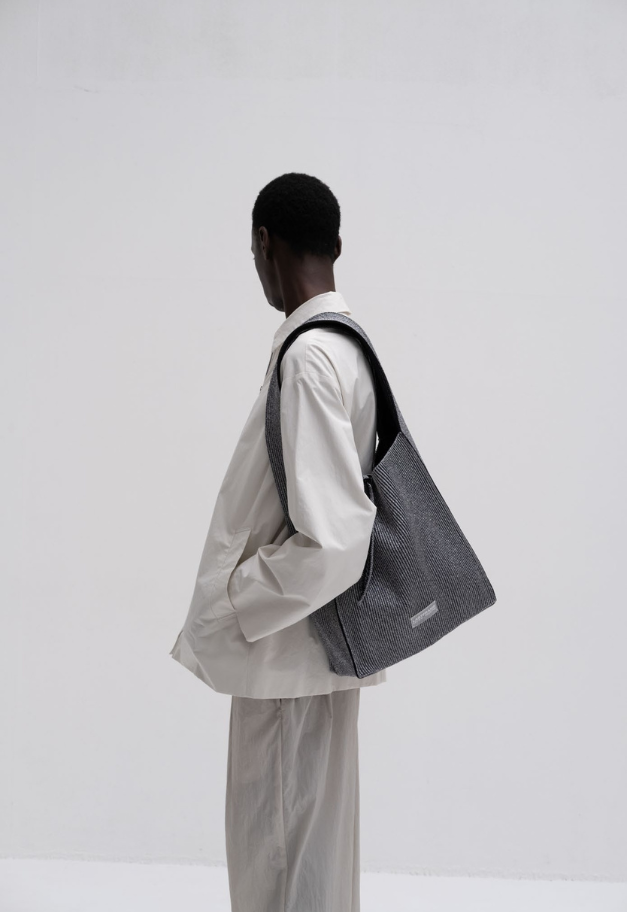 LASTFRAME KYOTO METALLIC REVERSIBLE TASUKI TOTE LARGE