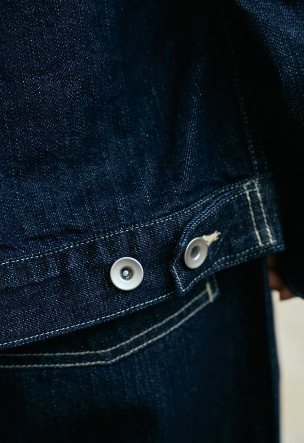 PORTER CLASSIC STEINBECK DENIM JACKET【DARK NAVY/UNISEX 残M1点】