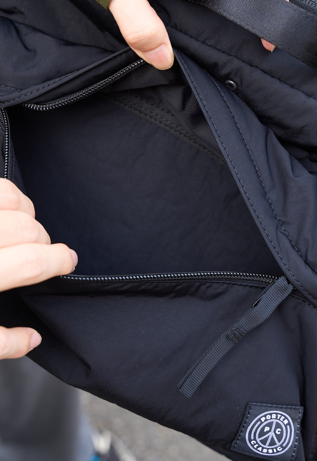 PORTER CLASSIC SHEEN NYLON NEWTON MINI BUSINESS SHOULDER BAG