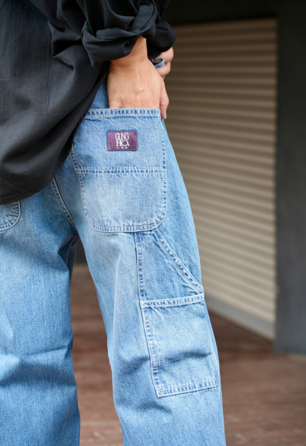 GUNG HO 11.5oz Cotton Denim Painter Pants “CARPENTER”