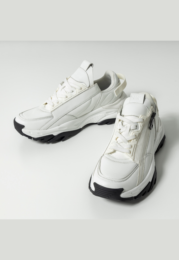 1PIU1UGUALE3 RELAX ALLOVER LOGO DAD SNEAKERS【予約商品】