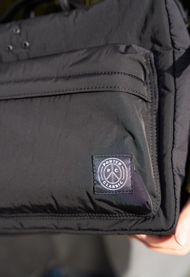 PORTER CLASSIC SHEEN NYLON NEWTON MINI BUSINESS SHOULDER BAG