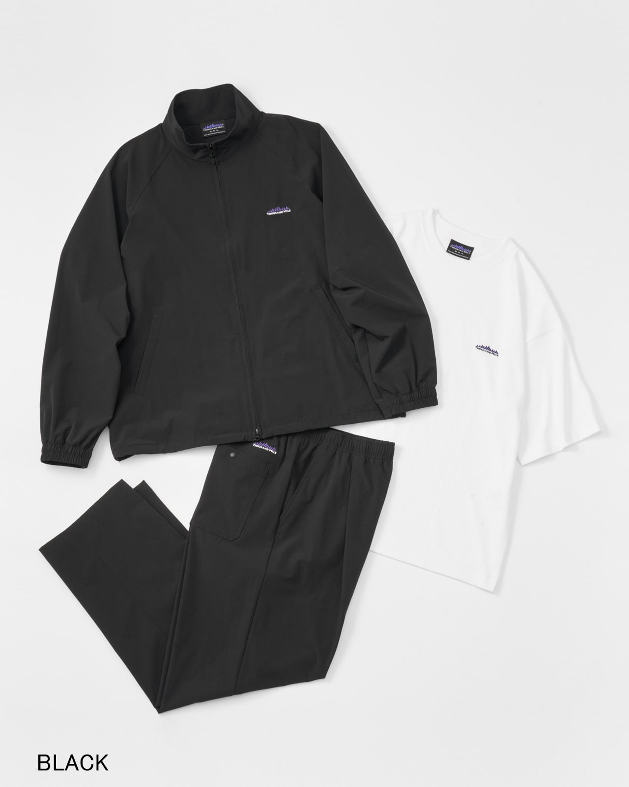 THOUSANDMILE ZIP BLOUSON&TEE&PT 3SET