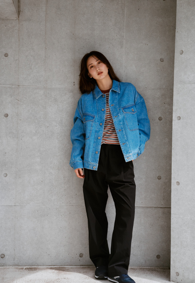 ARMY TWILL DENIM JACKET