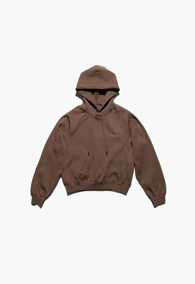 ◆[バイバック保証] &MOSS 【クーポン割引】COMFORT KNIT SHORT HOODIE(W)