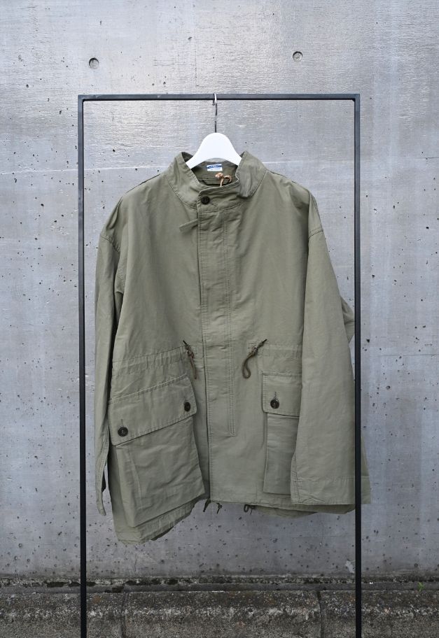 ARMY TWILL COTTON NYLON STAND COAT【KHAKI/BEIGE/BLACK】