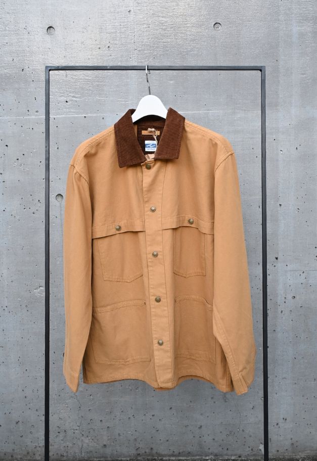 ARMY TWILL DUCK LOGGER JACKET【KHAKI/CHARCOAL/MUSTARD】