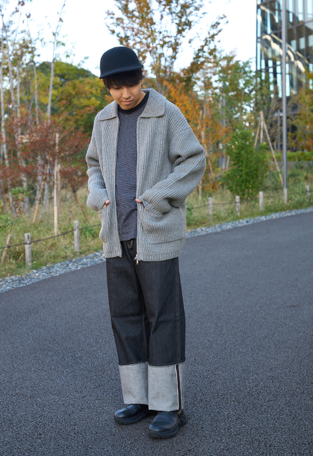 RYE TENDER JEROME JACKET【GRAY/IVORY】