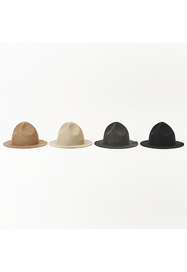 SUBLIME TRAVELL MT.FELT HAT【残りMOCA 1点/CHARCOAL 1点/BLACK 1点/OFF BEIGE 2点】