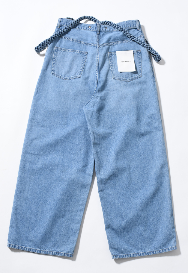 JOHNBULL DENIM SUSPENDER TANK PANTS