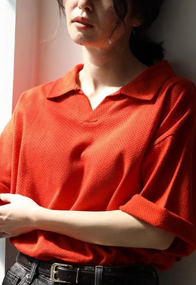 Healthknit U.S. Cotton Mesh Skipper T【UNISEX】