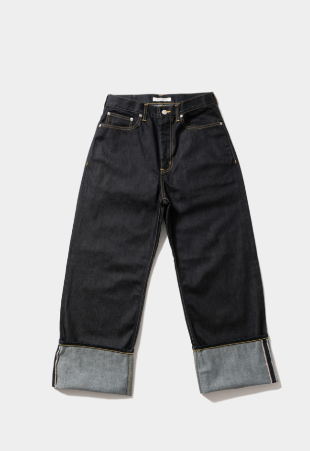 beautiful people selvedge denim oldies fit【black/indigo】