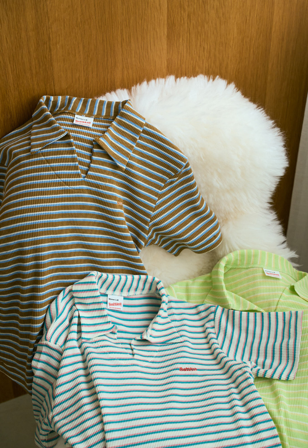 Healthknit Multi Waffle Skipper Polo