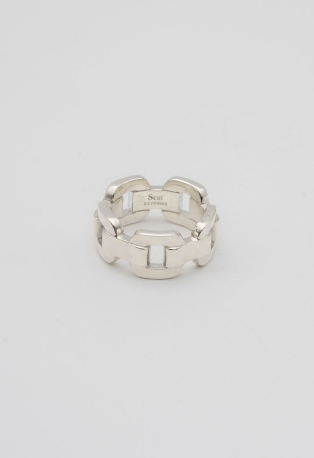 Scat "Chain" link ring(SILVER)