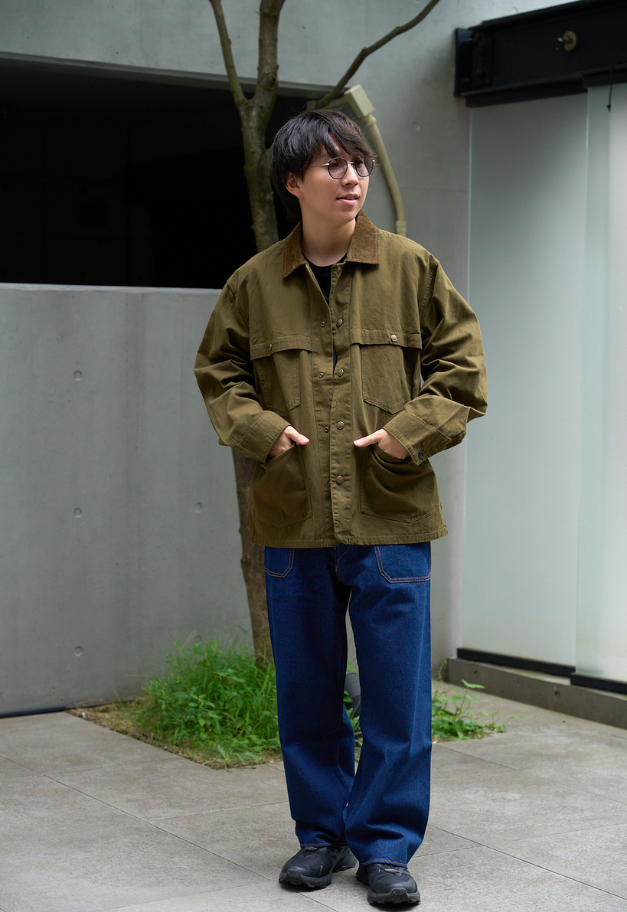 ARMY TWILL DUCK LOGGER JACKET【KHAKI/CHARCOAL/MUSTARD】