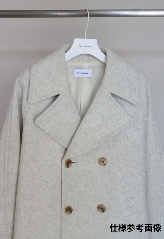Nicolas Jenson LAMBS WOOL MELTON SHORT RAGLAN COAT