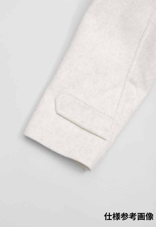 Nicolas Jenson LAMBS WOOL MELTON SHORT RAGLAN COAT