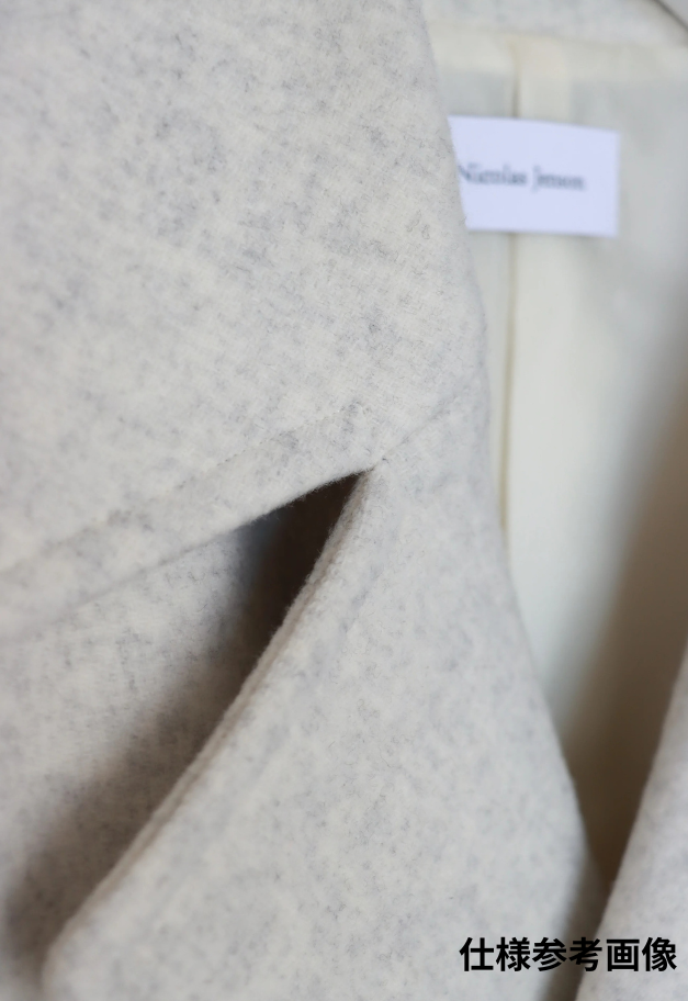 Nicolas Jenson LAMBS WOOL MELTON SHORT RAGLAN COAT