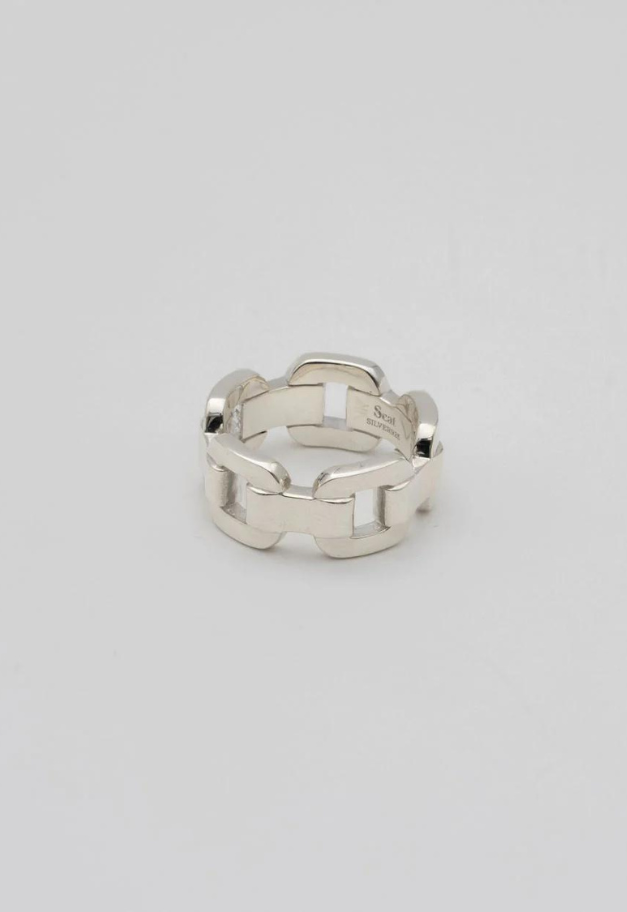 Scat "Chain" link ring(SILVER)