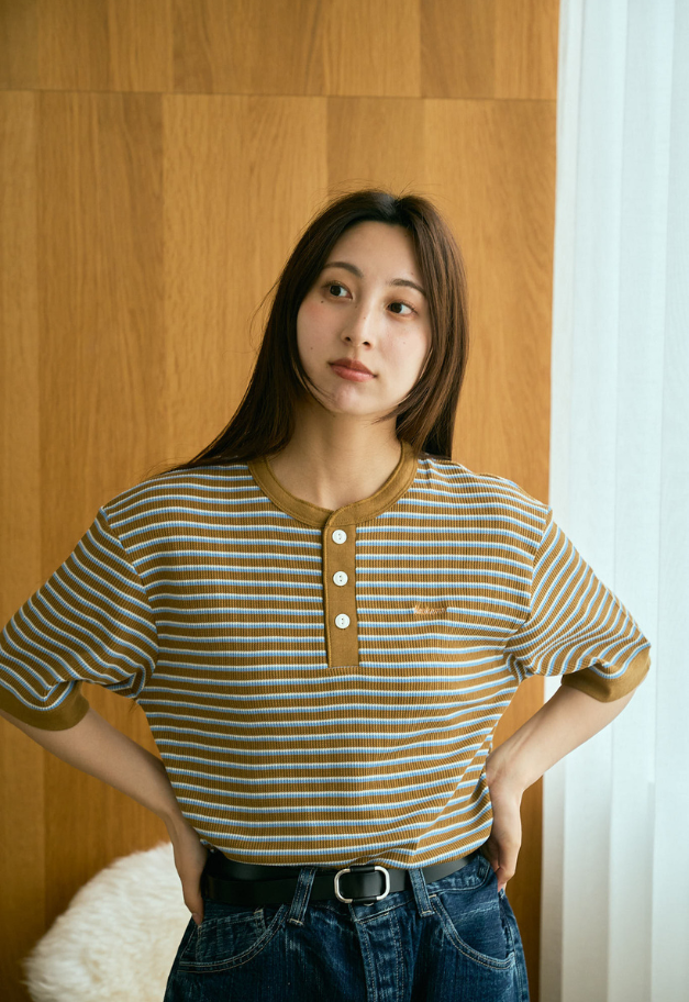 Healthknit Multi Waffle Henlyneck