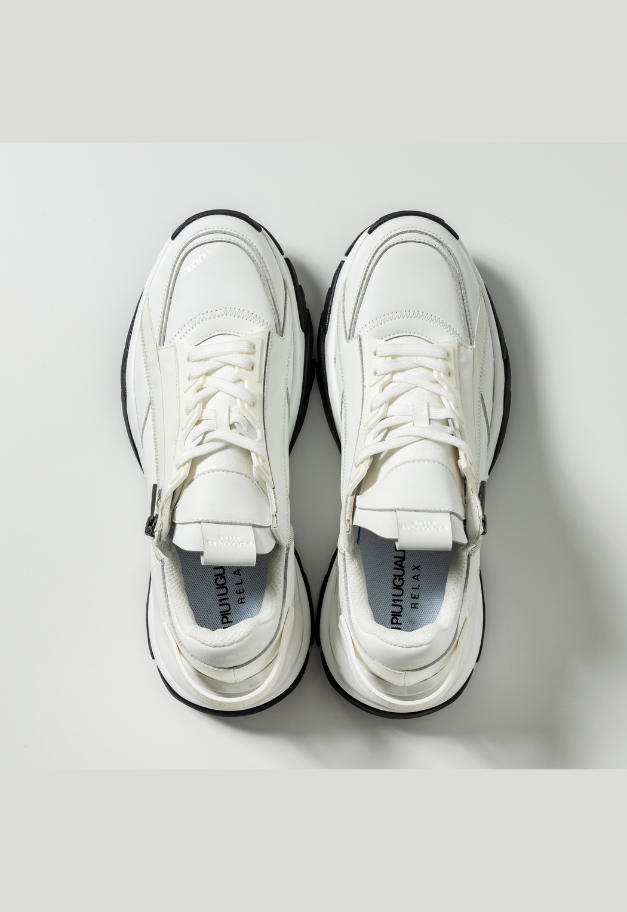 1PIU1UGUALE3 RELAX ALLOVER LOGO DAD SNEAKERS【予約商品】